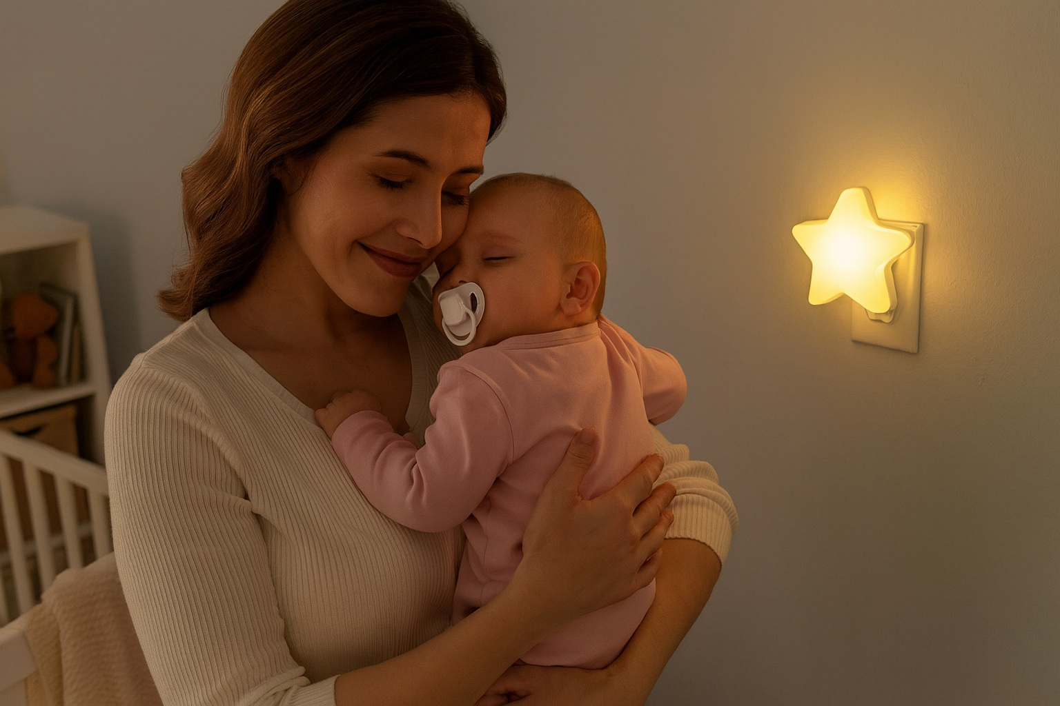 Berceuse avec veilleuse pratique brancher mural