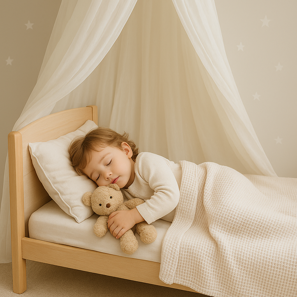 Ciel de lit agréable aussi pour enfant