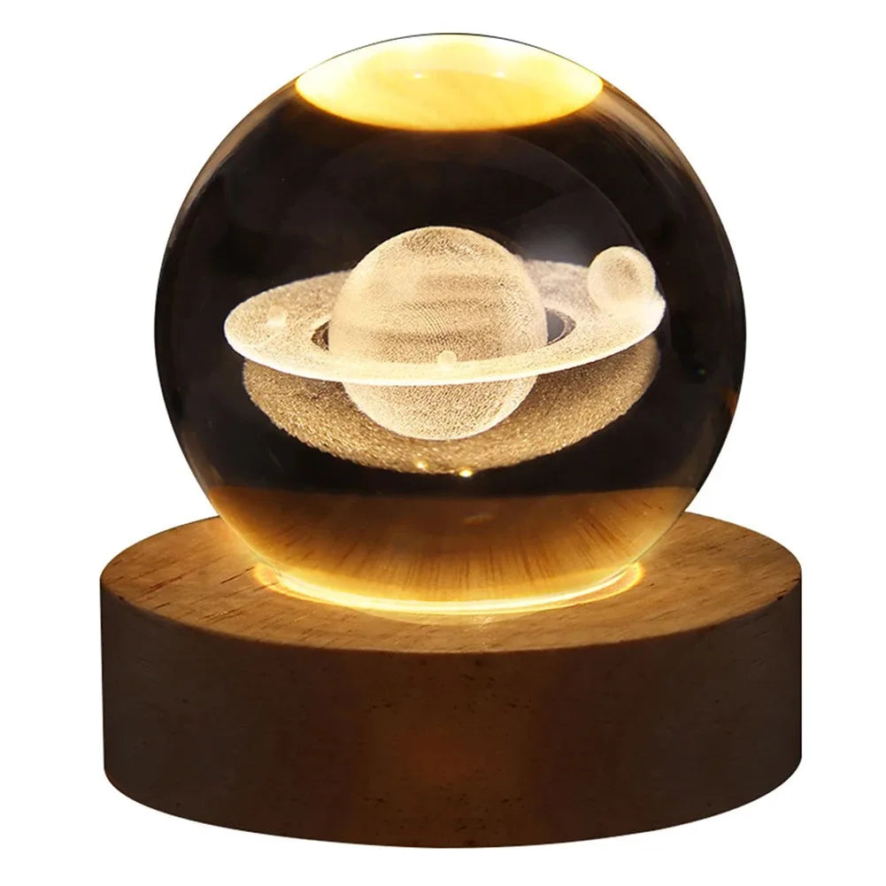 Lampe Boule lumière galactique douce apaisante cosmique