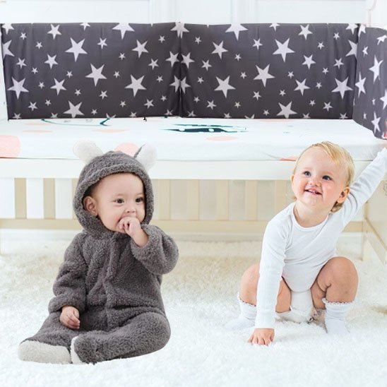 Tour de lit bébé | Respirant Sécurité - mon bébé rêveur