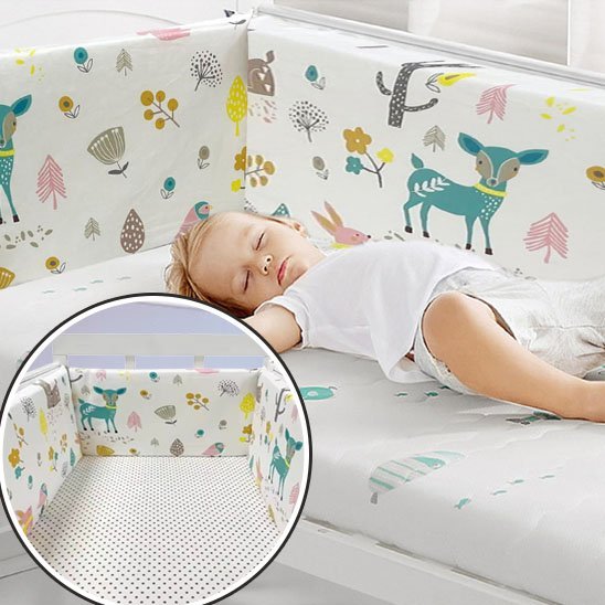 Tour de lit bébé | Respirant Sécurité - mon bébé rêveur