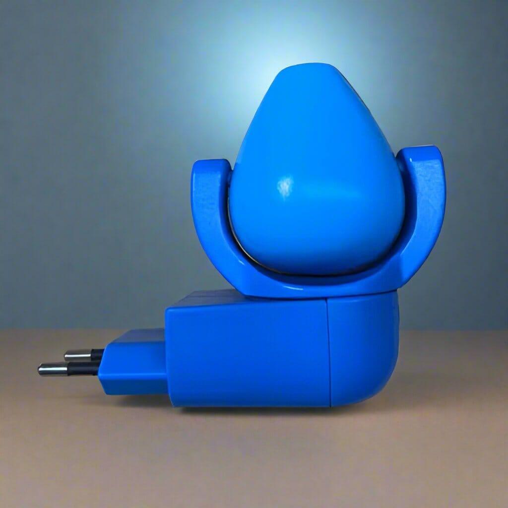 Veilleuse projecteur bébé bleu