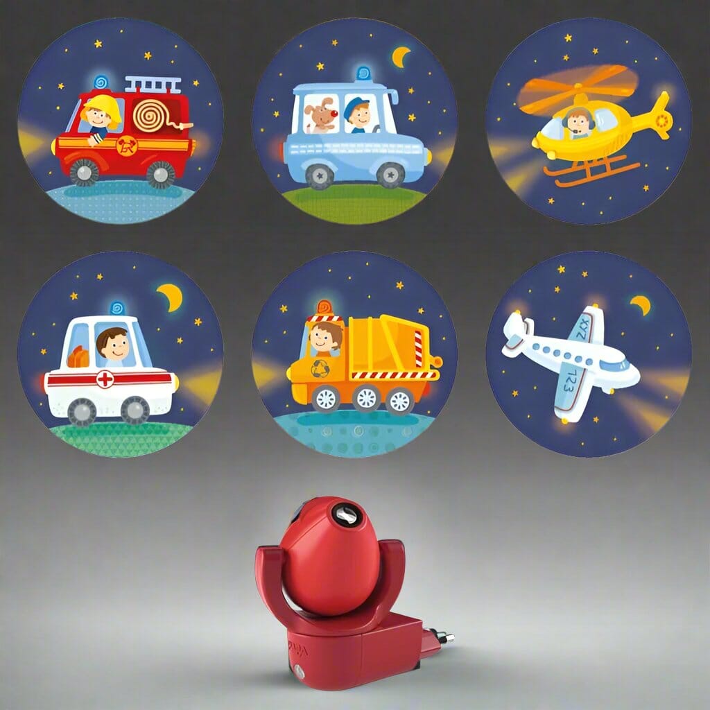 Veilleuse projecteur couleur rouge