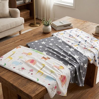 DRAP HOUSSE LIT BEBE  | DOUCEUR PAISIBLE