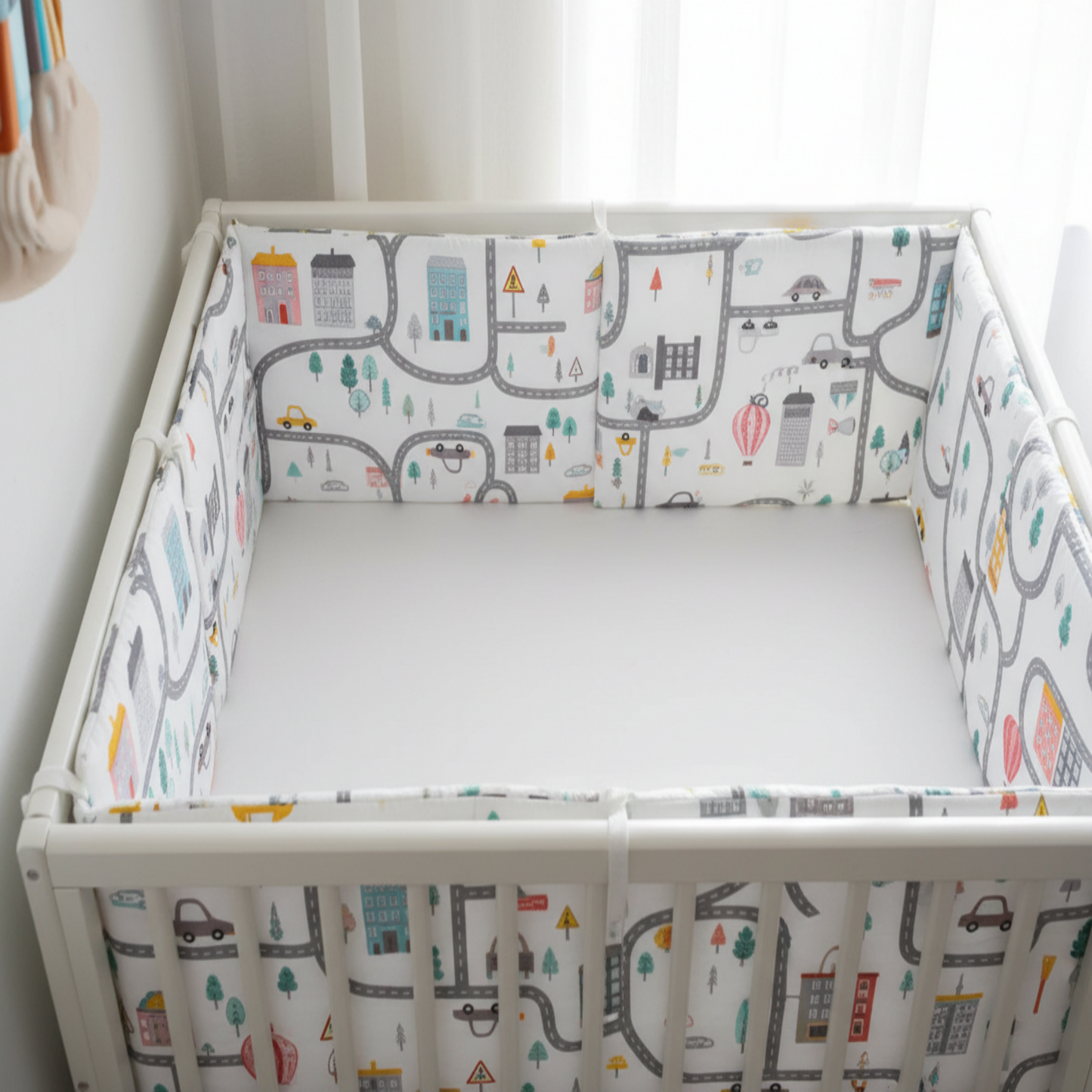 TOUR DE LIT POUR BEBE GARCON  | COTON PUR SECURITE