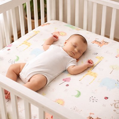 DRAP HOUSSE LIT BEBE  | DOUCEUR PAISIBLE