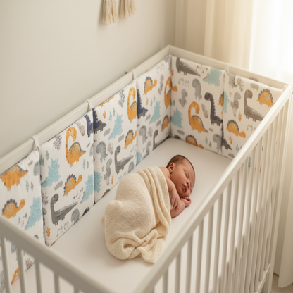 TOUR DE LIT POUR BEBE GARCON | COTON SECURISE