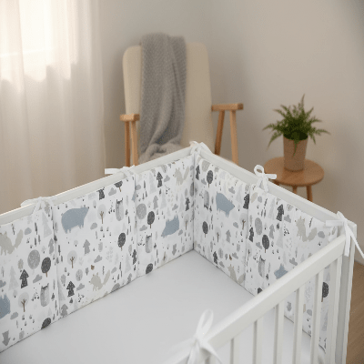 TOUR DE LIT POUR BEBE GARCON  | OURS POLAIR