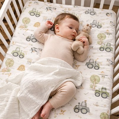 Drap housse lit bébé | Motif Chaleureux