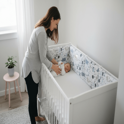 TOUR DE LIT POUR BEBE GARCON  | OURS POLAIR