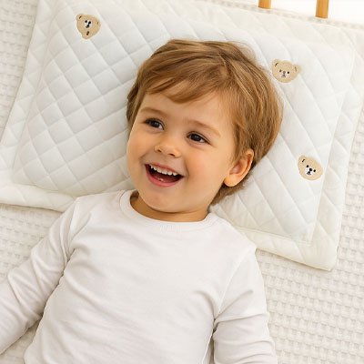 Oreiller bébé | Ergonomique Anti-tête Plate