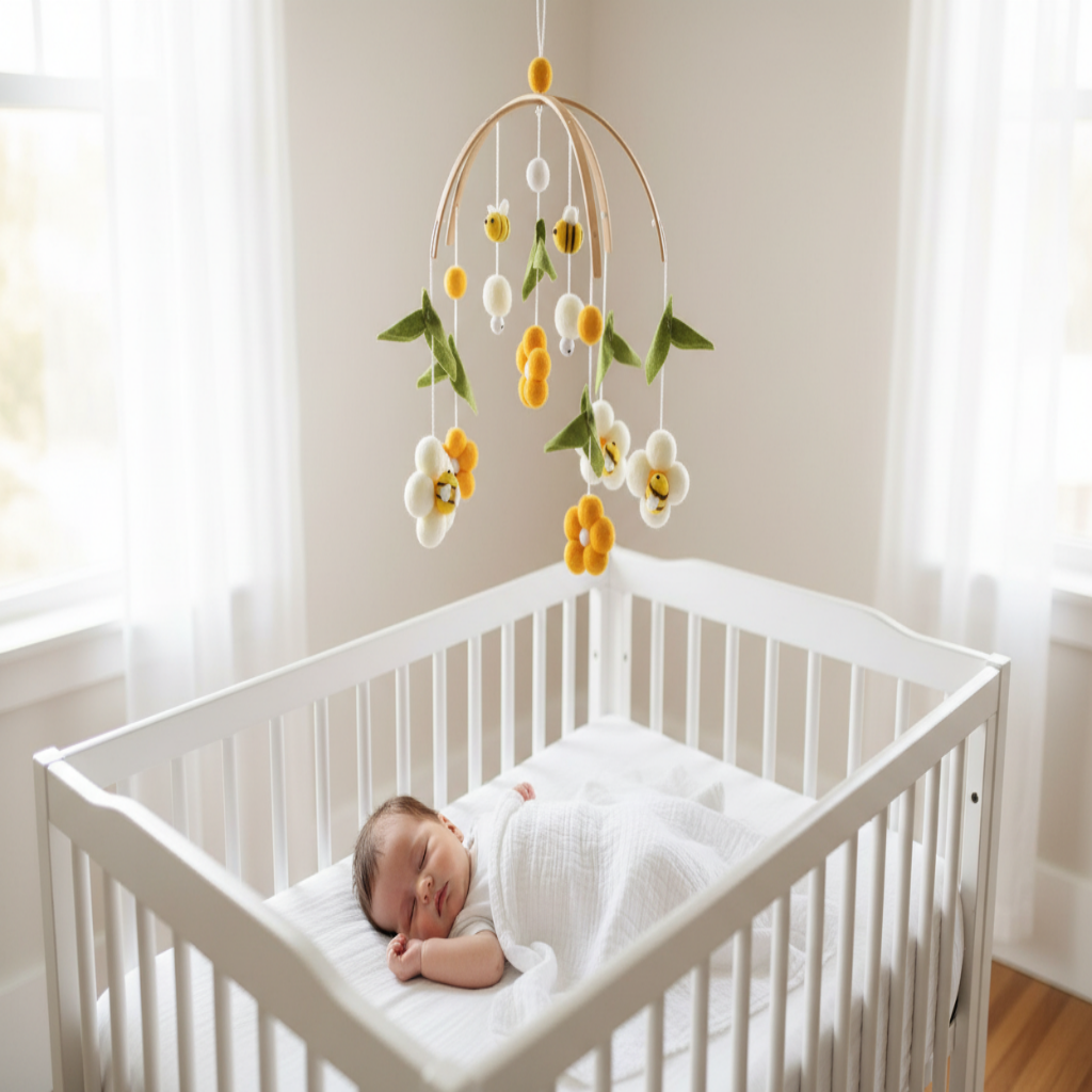 Mobile pour bébé  | Abeilles douces