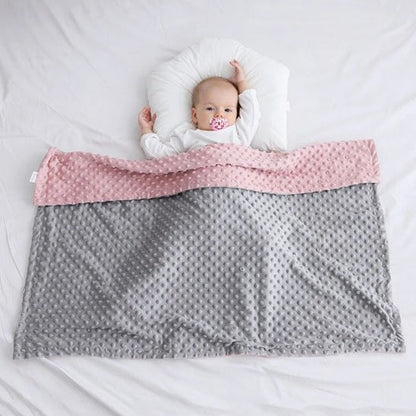 Bébé calme et apaiser avec couverture bébé