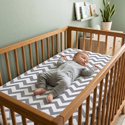 BEBE CALME ET DORT AVEC DRAP HOUSSE LIT BEBE