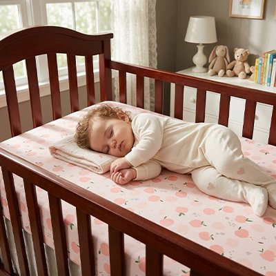 BEBE DORT BIEN AVEC DRAP HOUSSE LIT BEBE