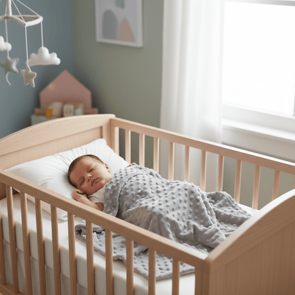 BEBE ENDORMI AVEC COUVERTURE BEBE DOUCE 