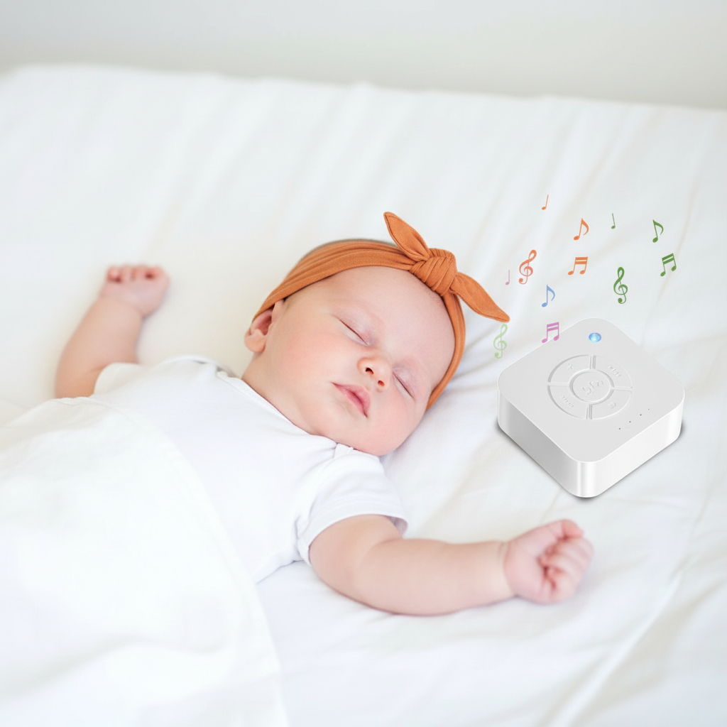 Bébé endormi avec veilleuse bruit blanc chaleureuse 