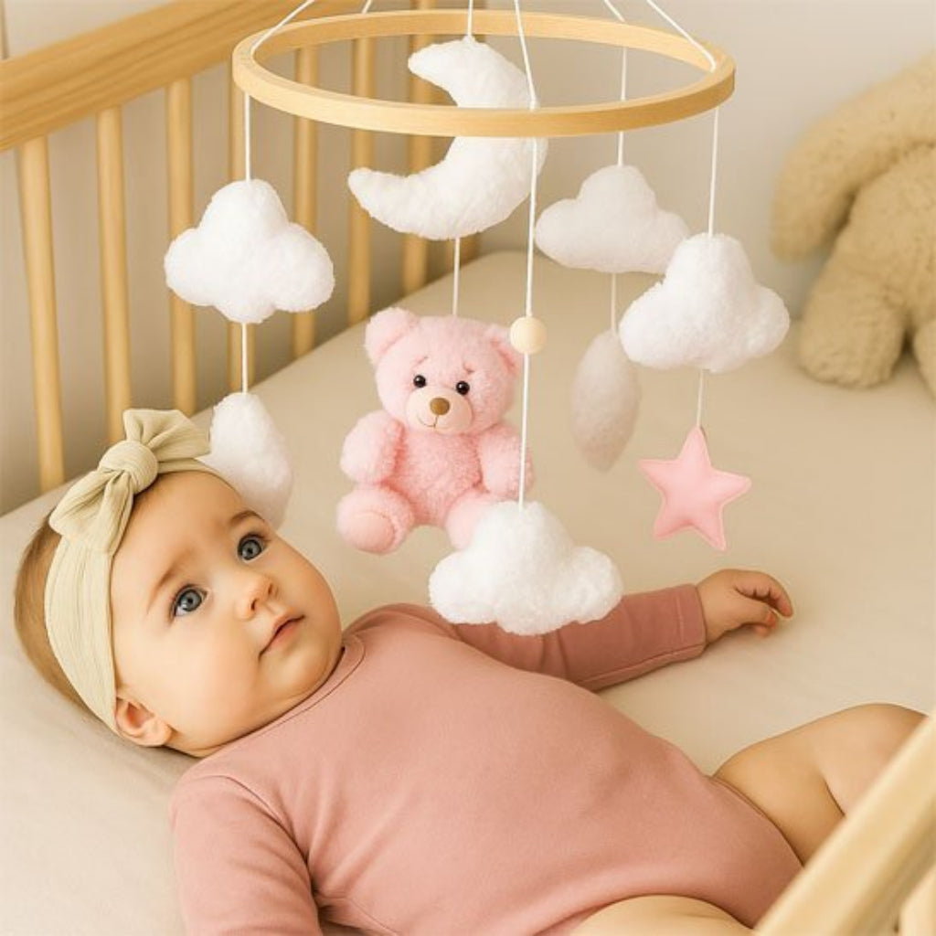 BEBE REGARDE MOBILE BEBE OUSRON ROSE 