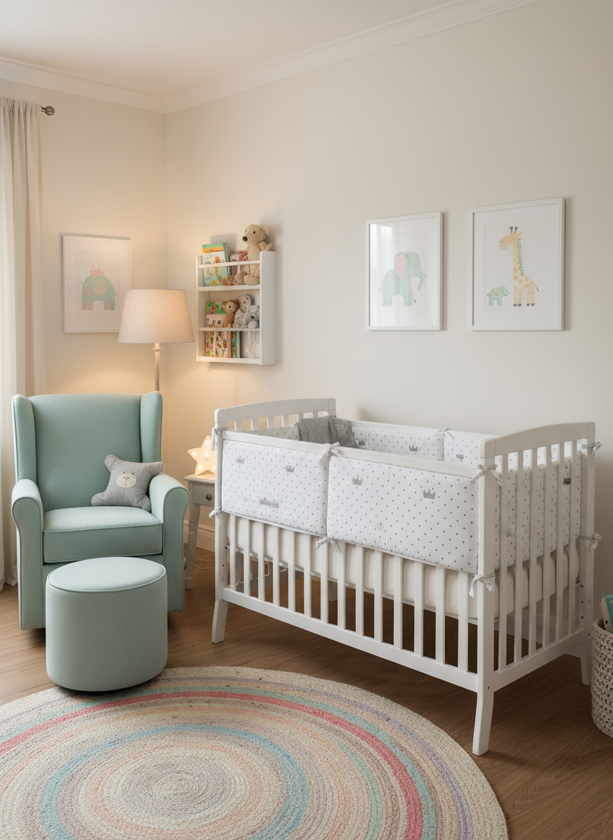 Chambre complète avec le tour de lit