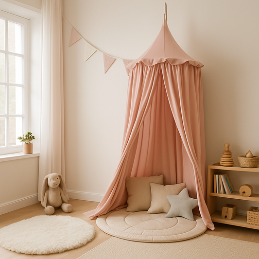 ciel de lit atmosphère paisible pour bebe