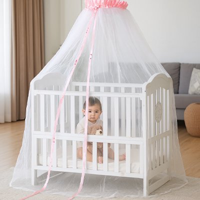 Ciel de lit bébé protège bébé et sécurise 