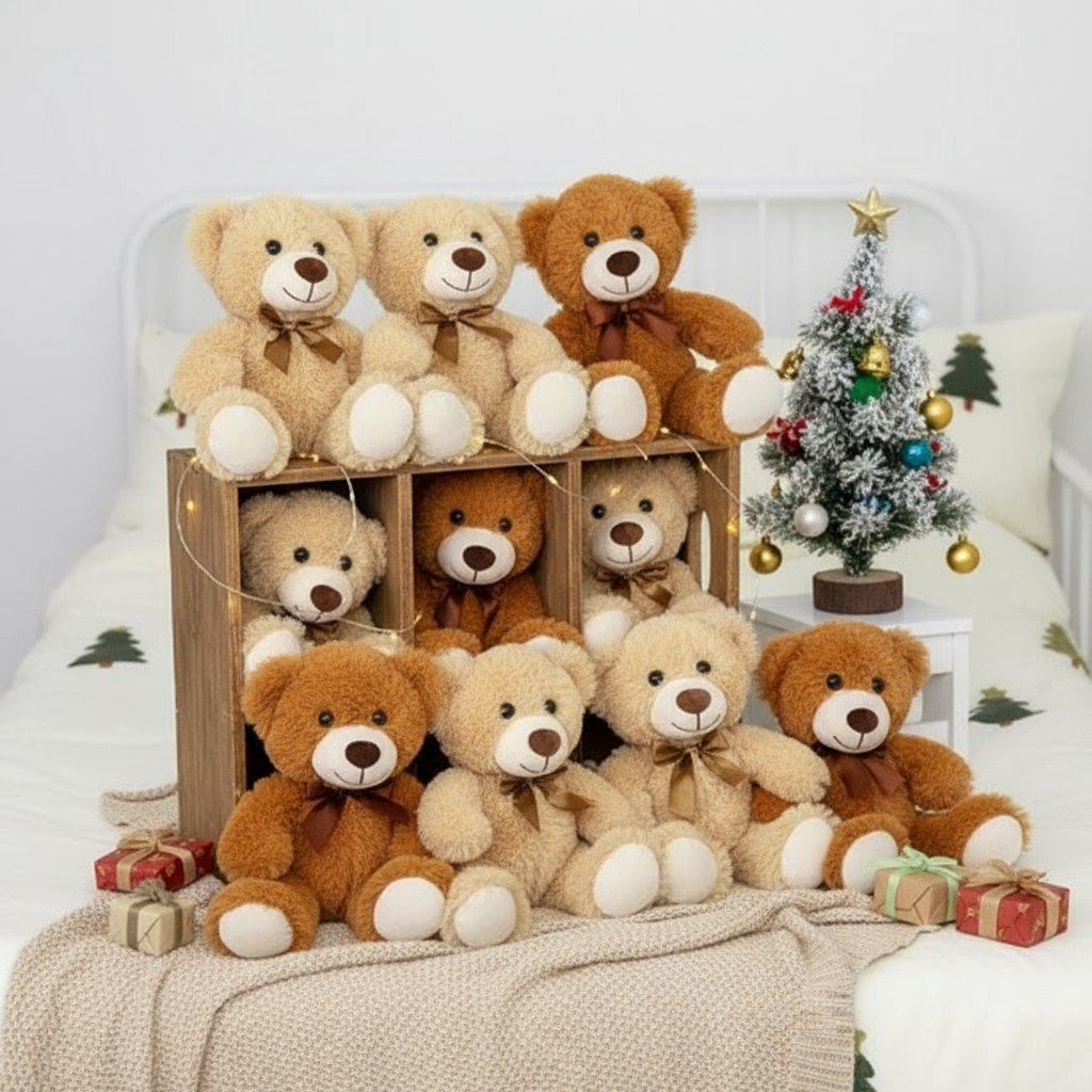 Collection d'ours en peluche adorables