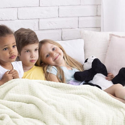 Couverture bébé légère en polyester soyeux et confortable