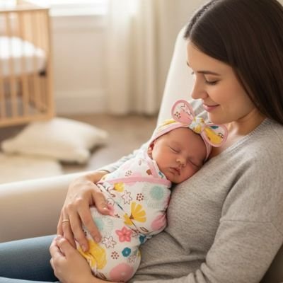 Couverture d'emmaillotage | SleepSecure - mon bébé rêveur