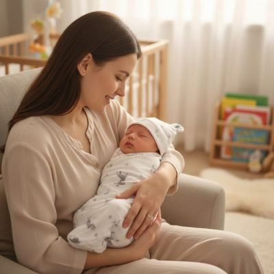 Couverture emmaillotage | Douceur Sécurisante - mon bébé rêveur