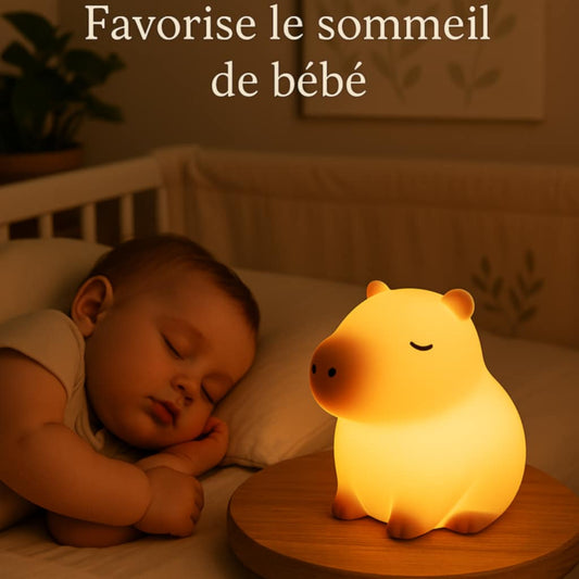 Veilleuse-bébé-capybara-pour- bébé
