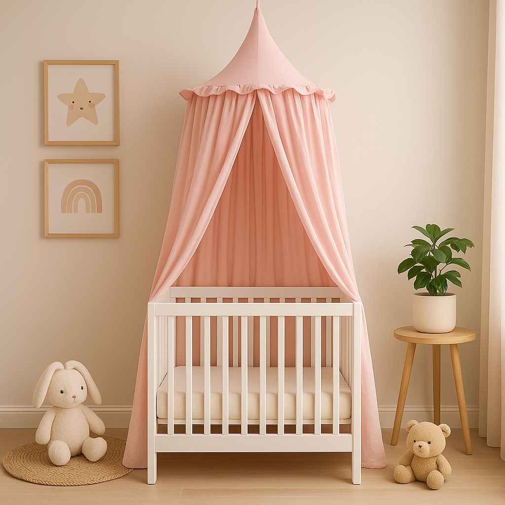 décor pour chambre avec ciel de lit