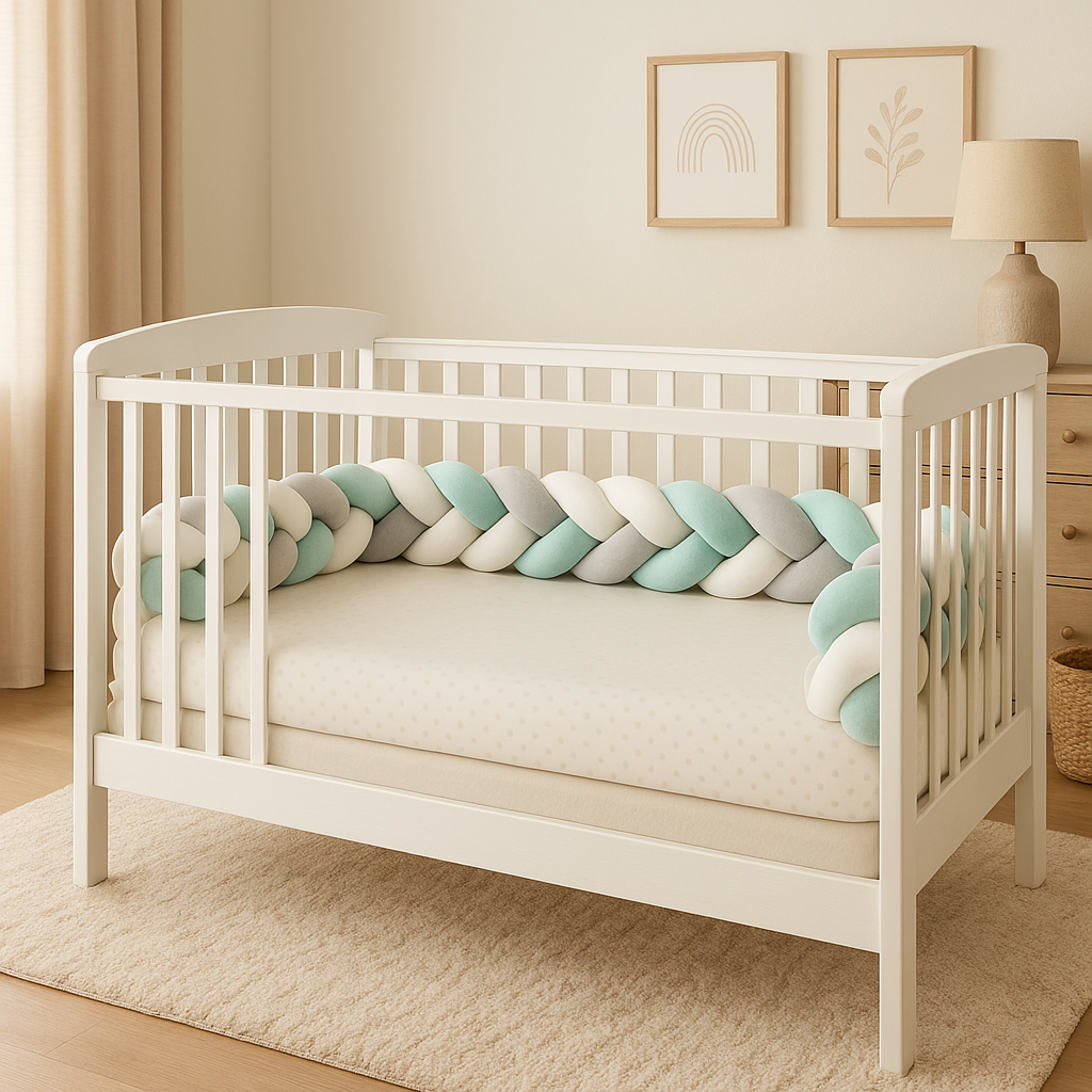 décorer avec tresse de lit pour bébé