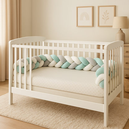 décorer avec tresse de lit pour bébé