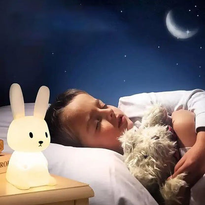 ENFANT REVE AVEC VEILLEUSE BEBE LAPIN DOUCE 