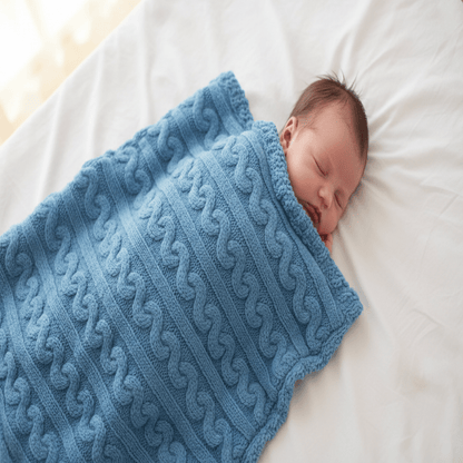 ENSEMBLE COUVERTURE BEBE ULTRA DOUCE APAISANTE AVEC BÉBÉ