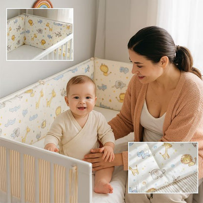 Maman et bébé adore tour de lit animaux 