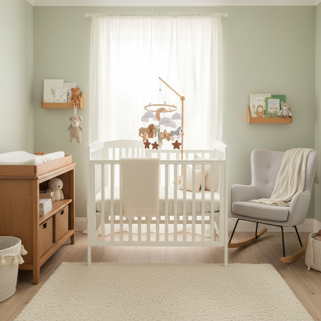 Mobile bébé animaux de la savane dans chambre