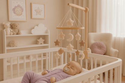 Mobile bebe| Étoile & Lune - mon bébé rêveur