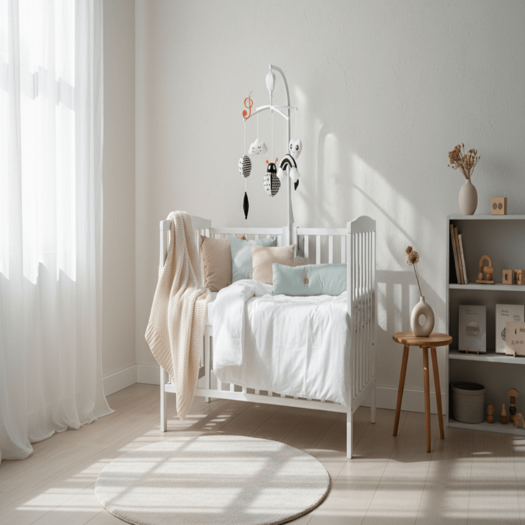 Mobile bébé musical pour chambre bébé 