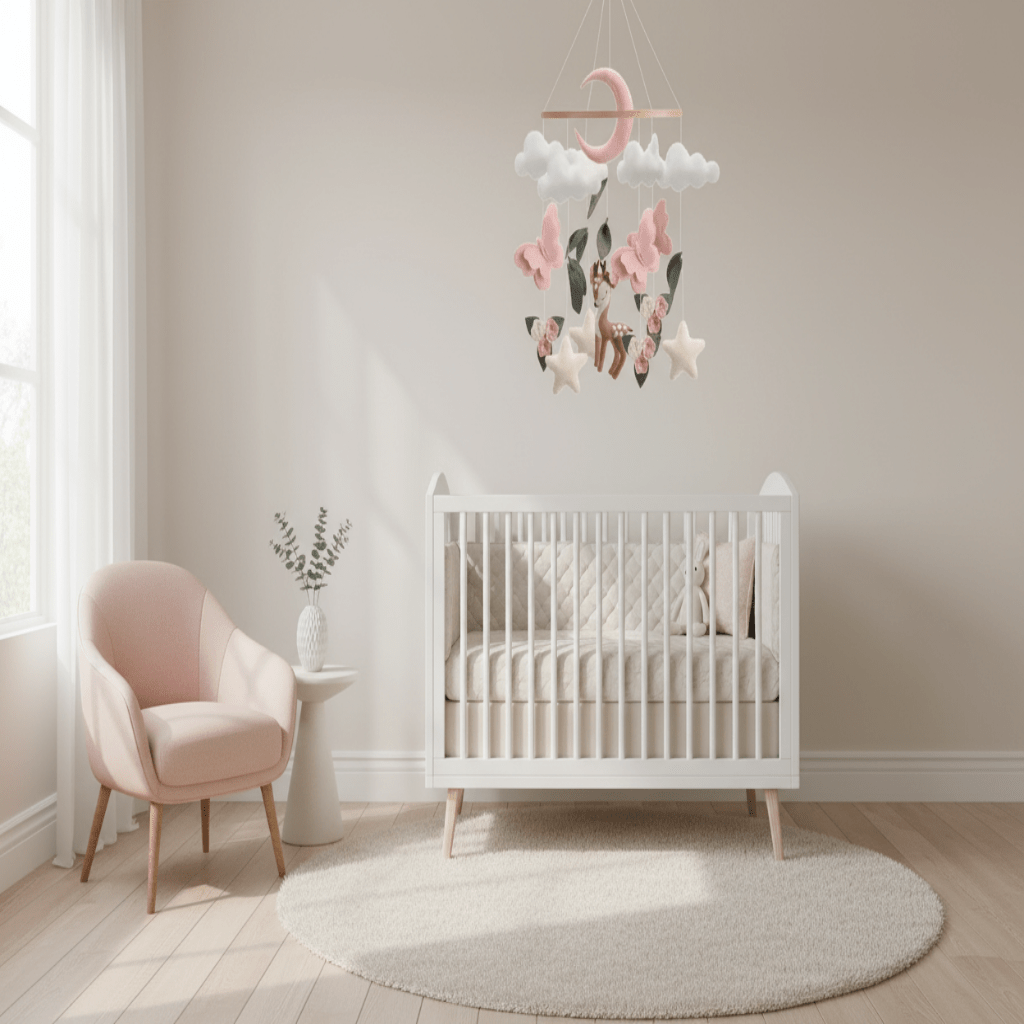 Mobile bébé naturel pour bébé  