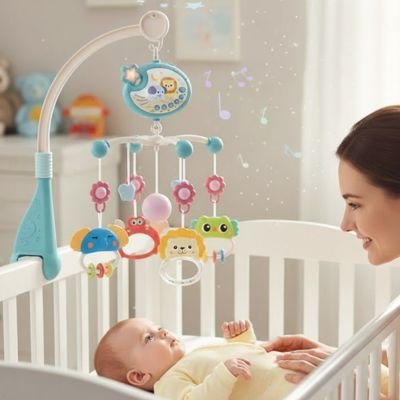 Mobile musical bébé | Berceuse Nocturne - mon bébé rêveur