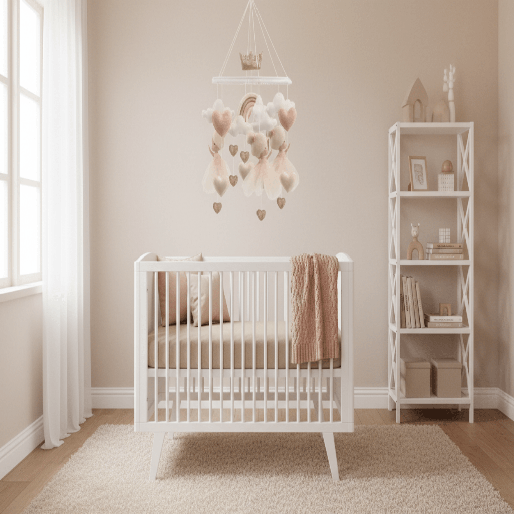 Mobile pour berceau | Ballerine Artisanal - mon bébé rêveur