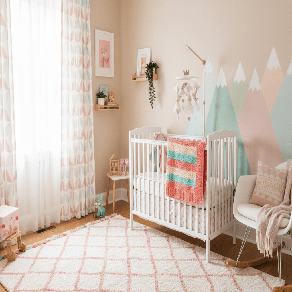 Mobile pour berceau ballerine artisanal pour bébé