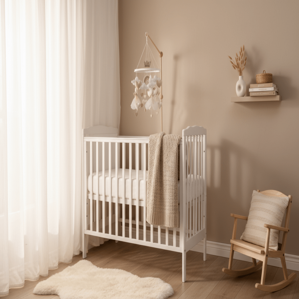 Mobile pour berceau avec ballerine et nuage 