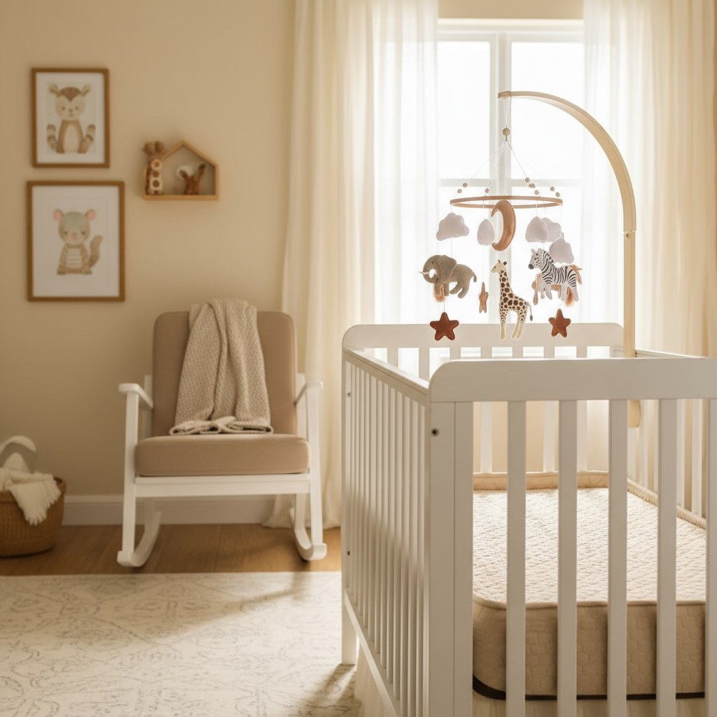 Mobile safari avec support bois 