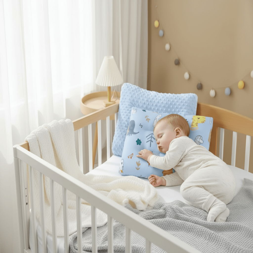 Oreiller bébé doux sommeil avec bébé enchanter 