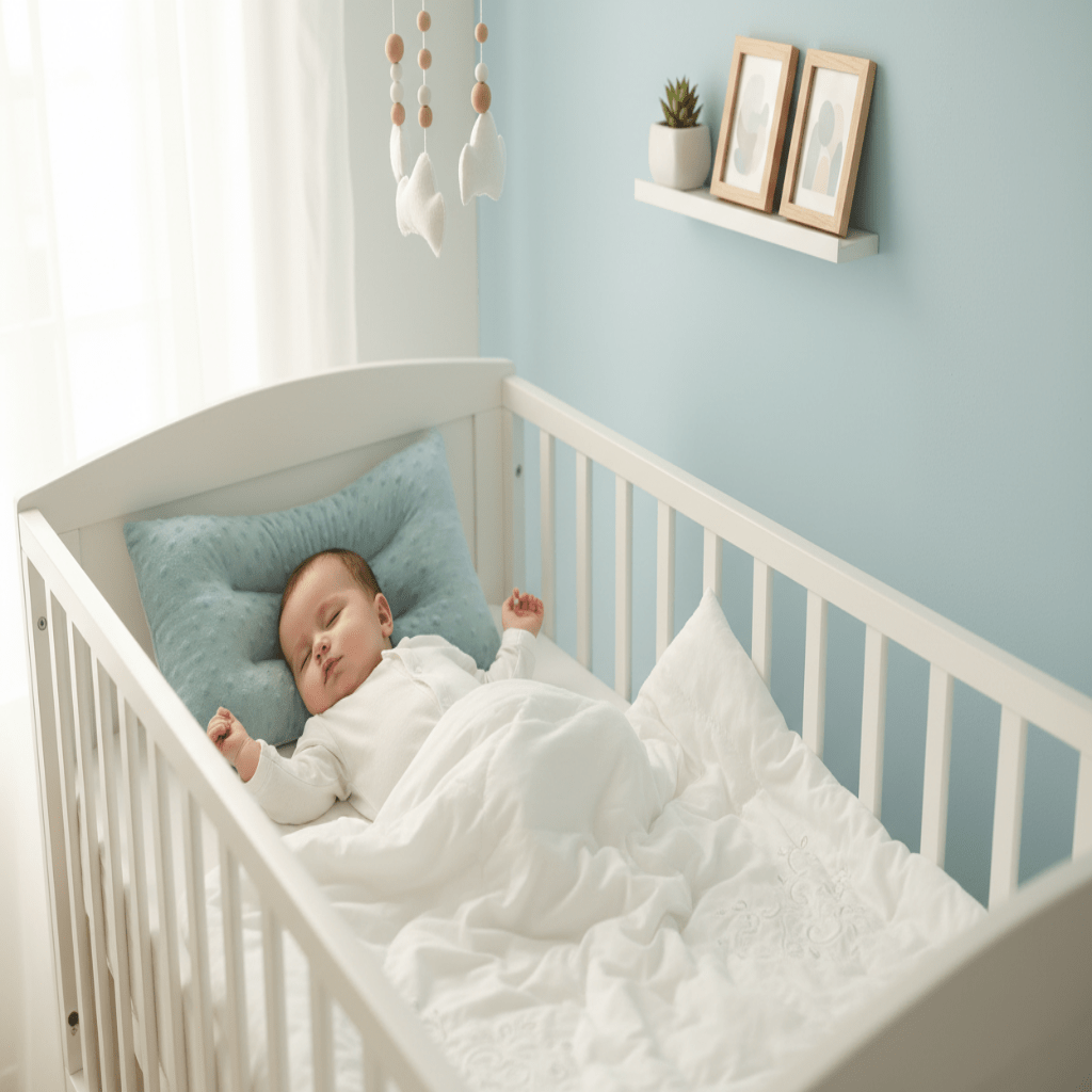 Oreiller bébé | Haricot Ergonomique - mon bébé rêveur