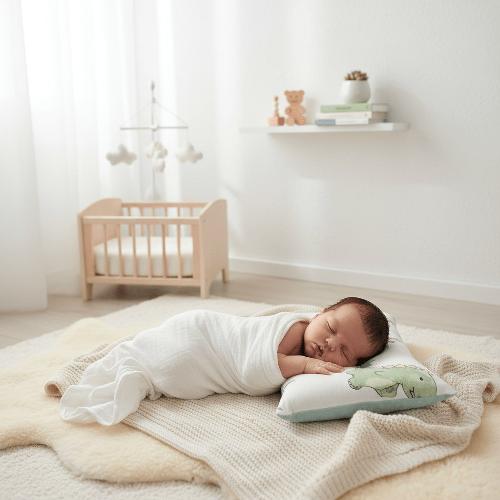 Oreiller bébé | Haricot Ergonomique - mon bébé rêveur