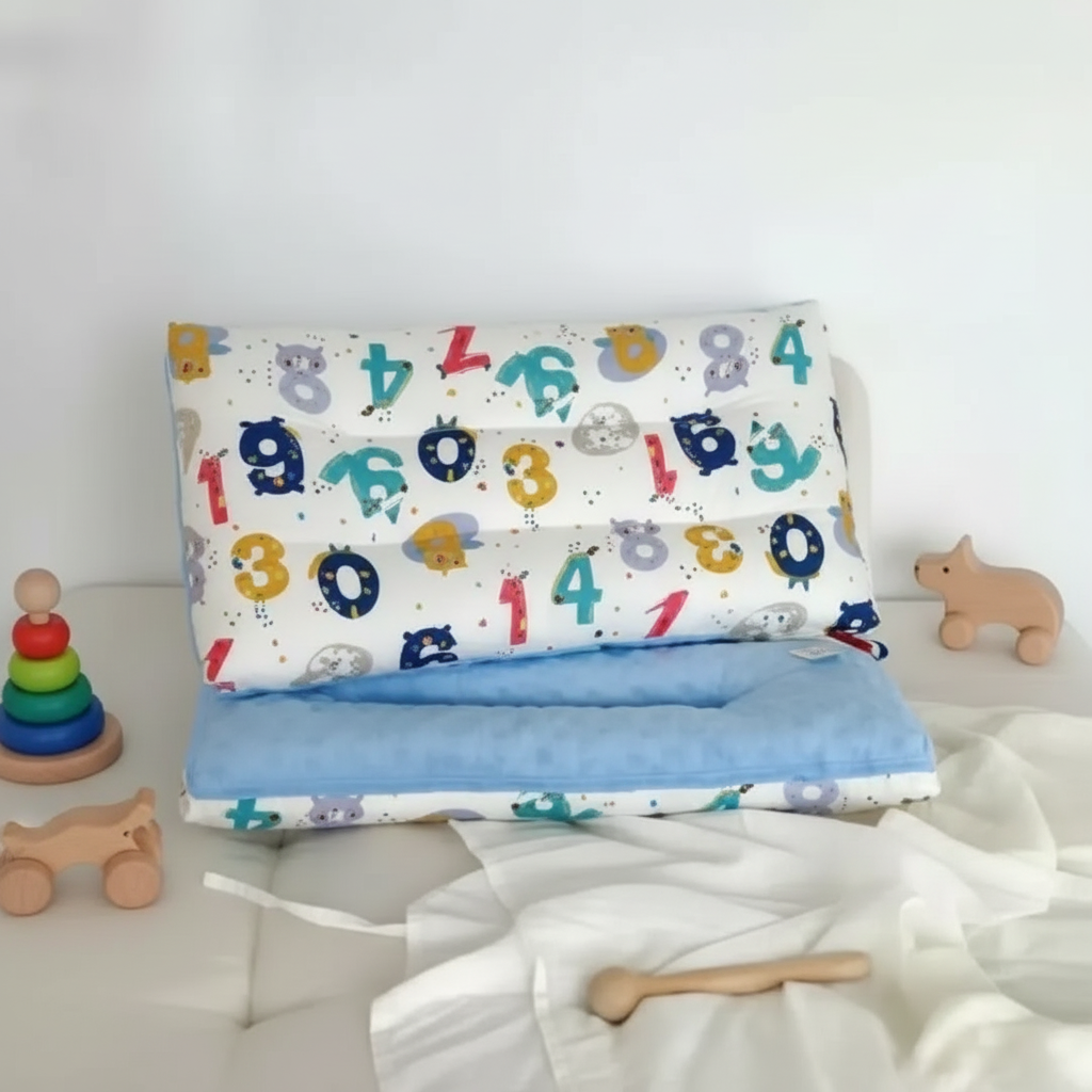 Oreiller enfant chiffres colorés