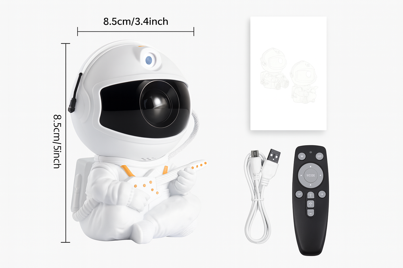 Présentation technique de la veilleuse astronaute